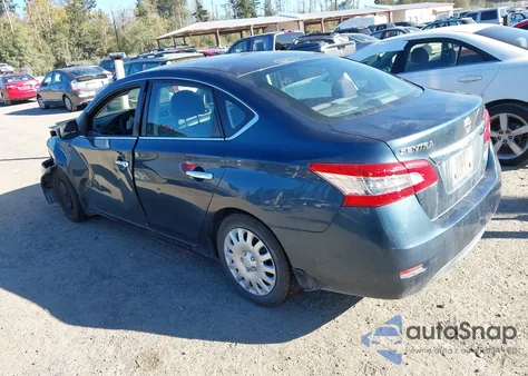 2014 Nissan Sentra Fe+ S/Fe+ Sv/S/Sl/Sr/Sv z USA, uszkodzony, nr VIN 1N4AB7AP8EN853605